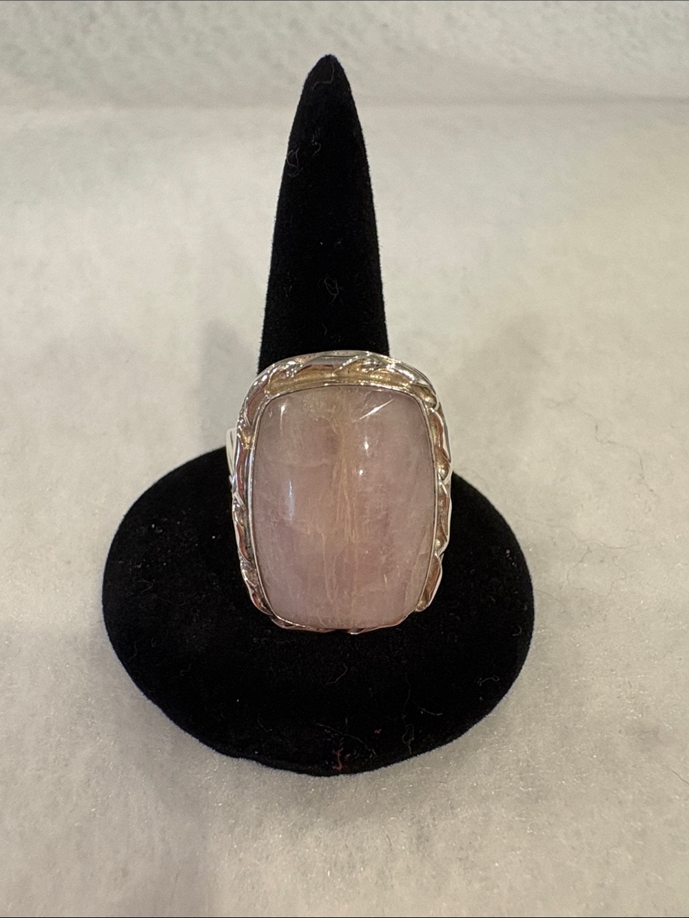 Jay King Sterling Kunzite Statement Ring - Light Pink